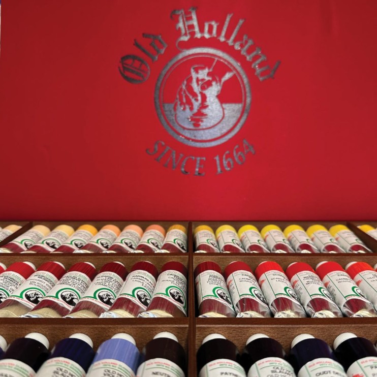 Набор масляных красок "Old Holland" 168 туб по 40 мл в деревянном ящике