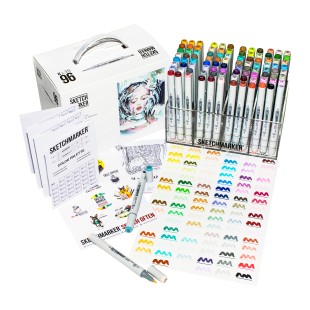 Набор Sketchmarker "Basic 2" 96 маркеров в пластиковом боксе