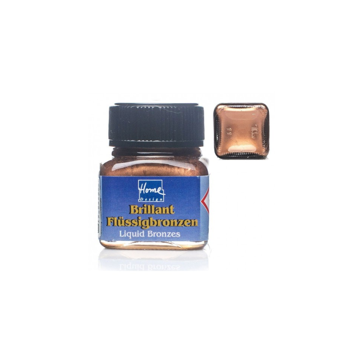 Краска металлическая лаковая Kreul "Liquid Bronzes" медь /20 мл