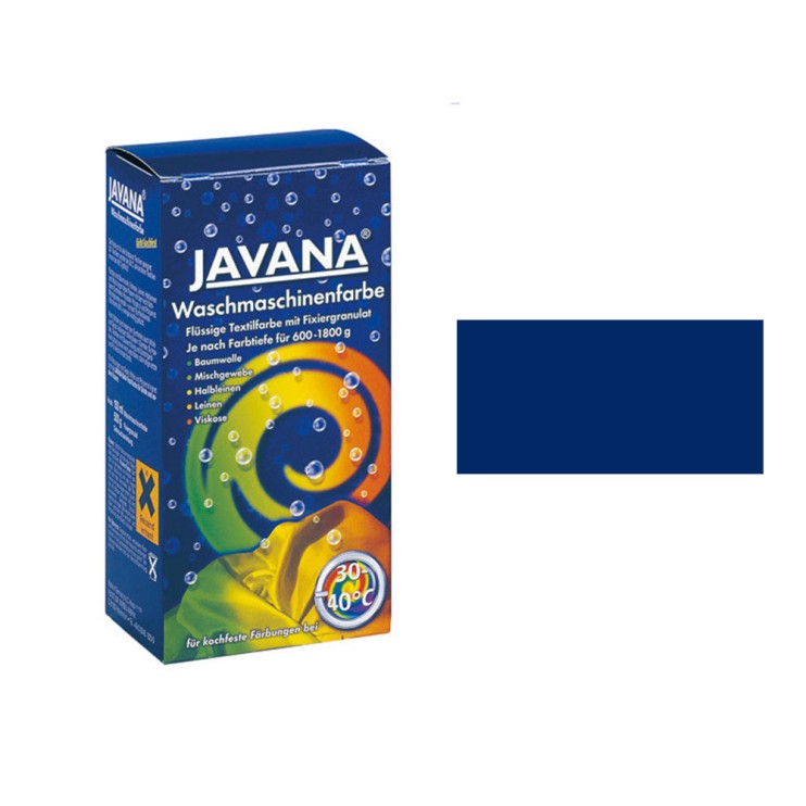Краситель для окрашивания тканей в стиральной машине Kreul "Javana Waschmaschinefarbe" 150 мл, синий голубиный, с закрепителем