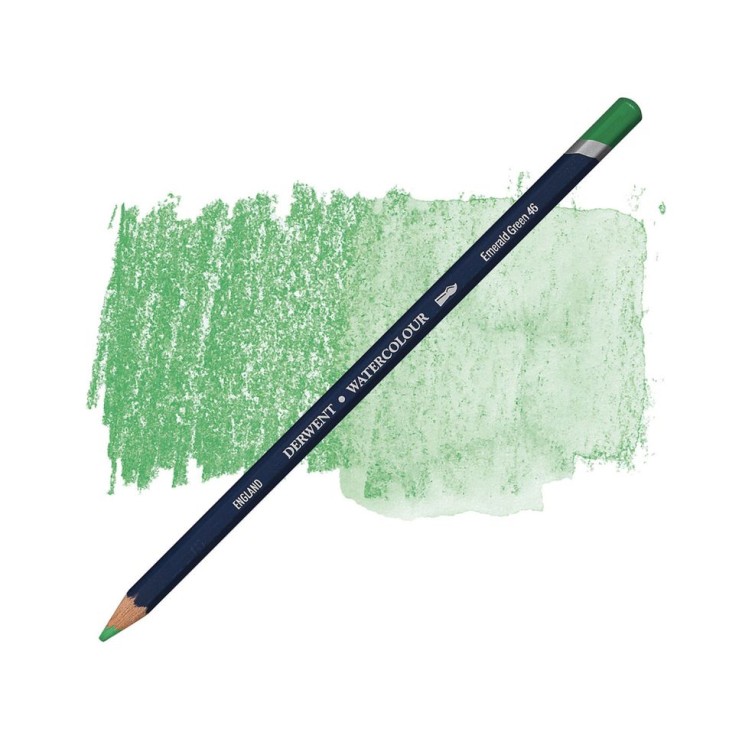 Карандаш акварельный Derwent "Watercolour" №46 Зеленый изумрудный (32846)