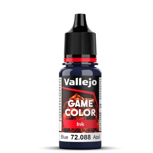 Полупрозрачная краска для моделизма Vallejo "Game Color INK" 72.088 Blue