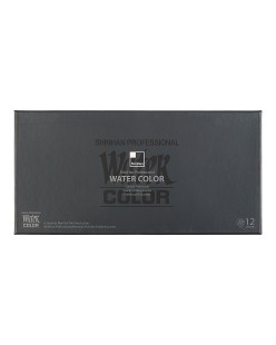 Набор акварельных красок Shinhan Professional 12 туб по 12мл в картонной упаковке