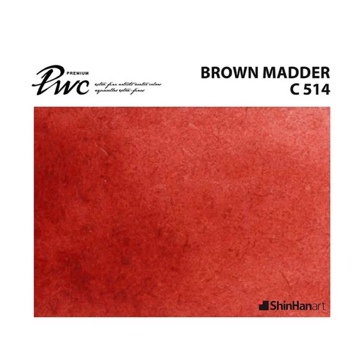 Краска акварельная SH "PWC" №514 (C) коричневый марена / туба 15мл