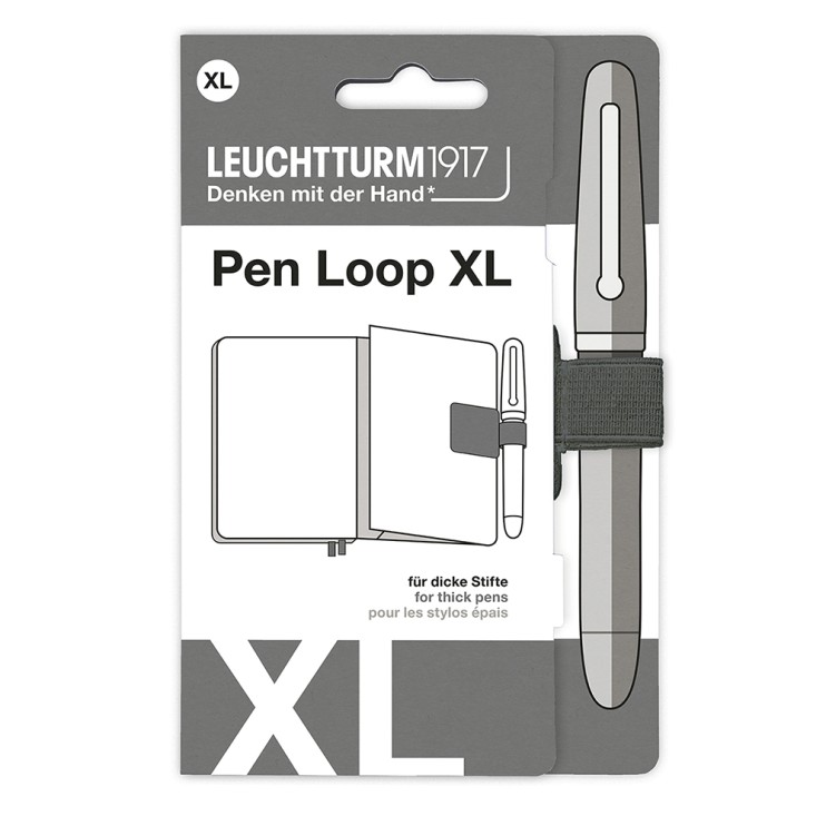 Петля самоклеящаяся для ручек Leuchtturm1917 "Pen Loop XL" Антрацит, 20мм (366148)