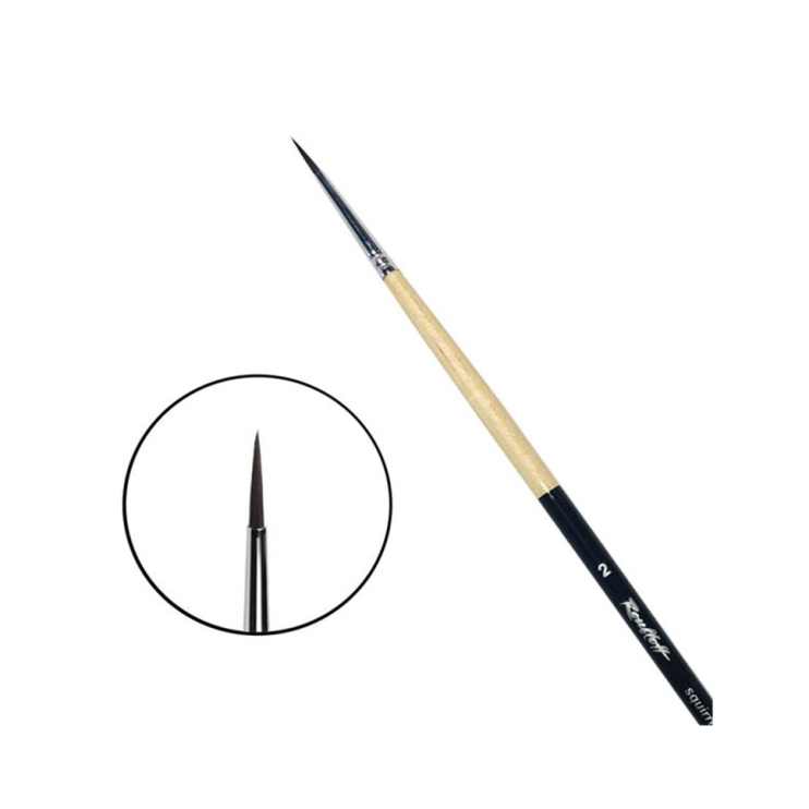 Кисть белка круглая "Master" №2 /короткая ручка