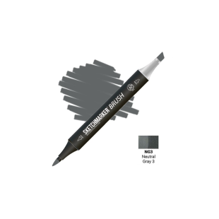 Маркер SketchMarker "Brush" NG3 Neutral Grey 3