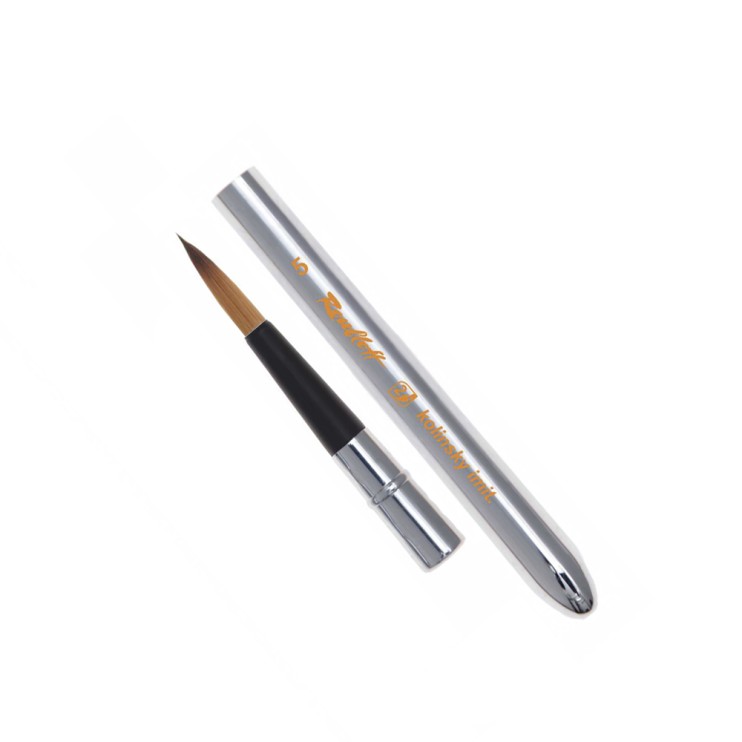 Кисть круглая имитация Белки "PS1-05,0VT" №5 складная металлическая ручка