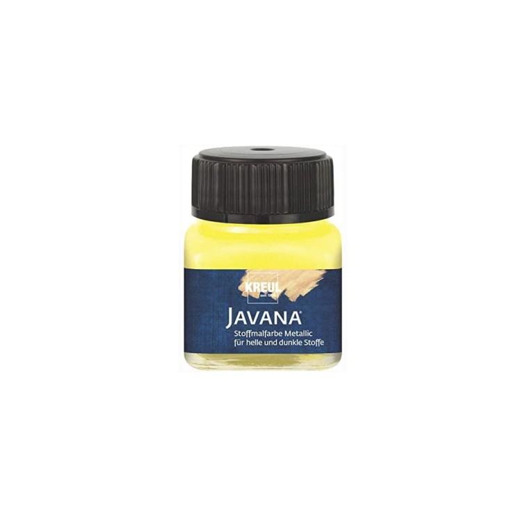 Краска по тканям Kreul "Javana Textil Metallic" 20мл, солнечная (92402)