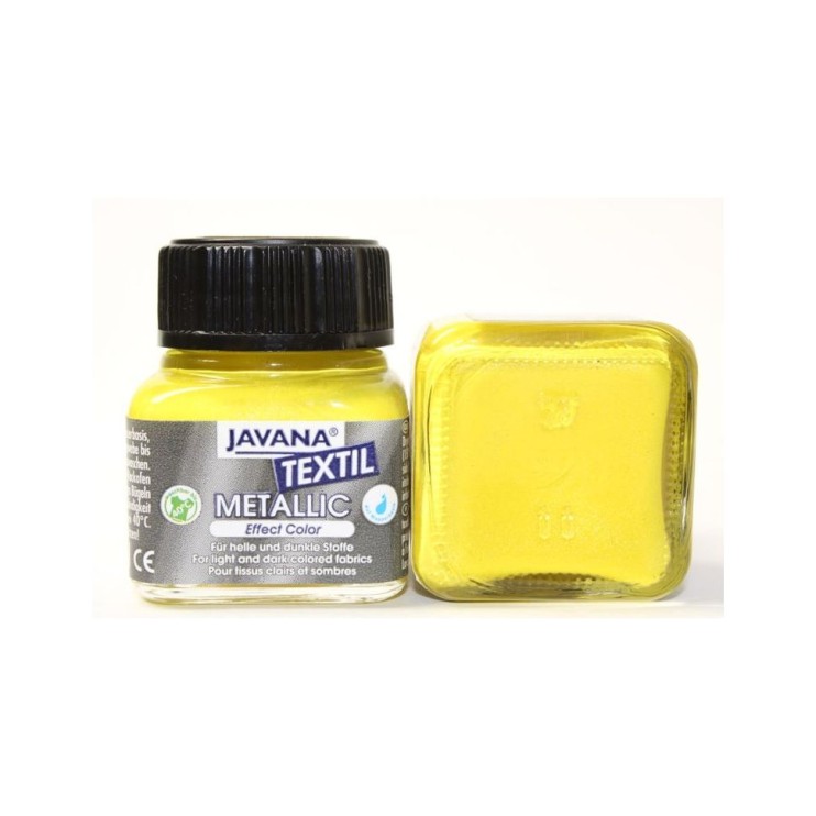 Краска по тканям Kreul "Javana Textil Metallic" 20мл, солнечная (92402)