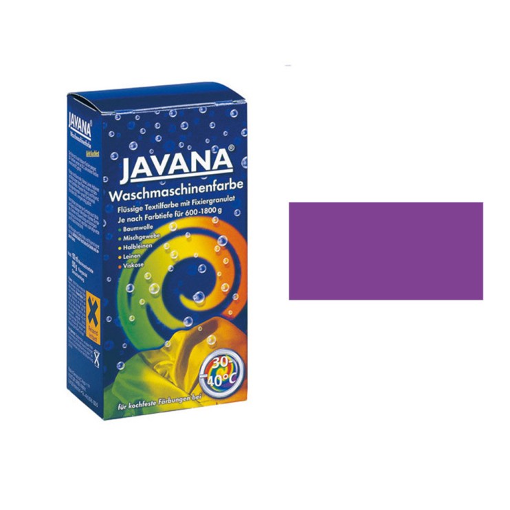 Краситель для окрашивания тканей в стиральной машине Kreul "Javana Waschmaschinefarbe" 150 мл, лаванда, с закрепителем