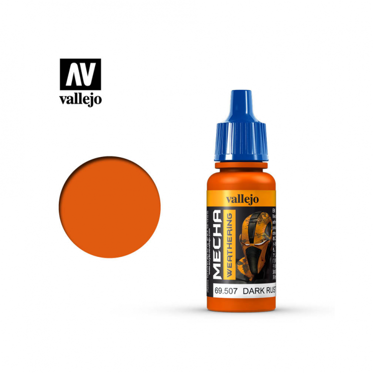 Краска для сборных моделей Vallejo "Mecha Weathering" 69.507 Dark Rust Wash