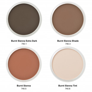 Комплект сухой пастели PanPastel "Burnt Sienna" №740 (4 оттенка)