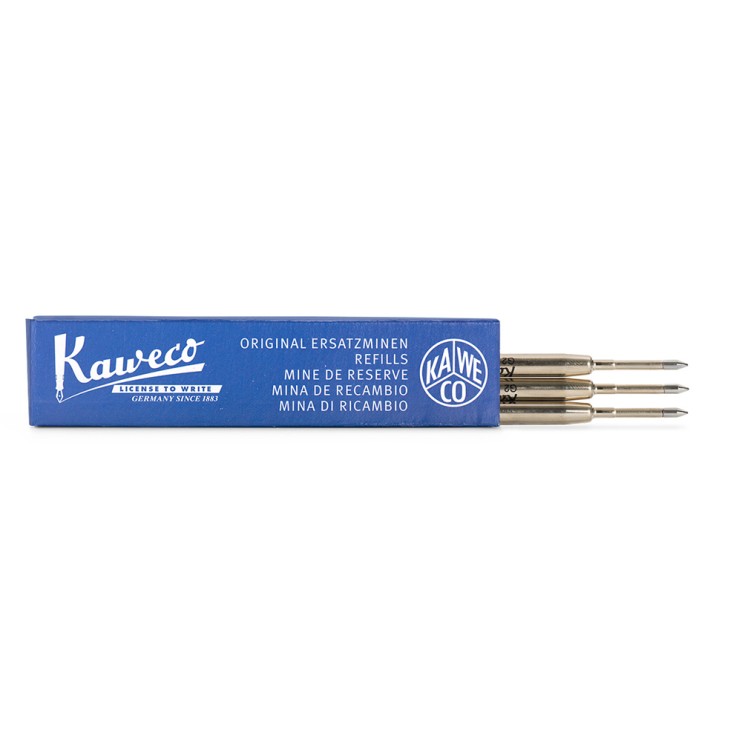 Ручка шариковая KAWECO "Student 50's Rock" (1,0мм), Blue/White + набор стержней (10002004)