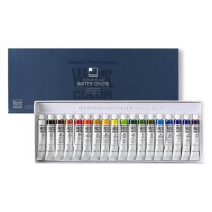 Набор акварельных красок Shinhan "Professional" 18 туб по 12мл в картонной упаковке