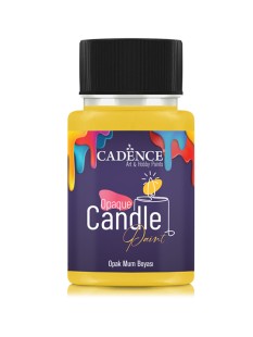 Краска по свечам Cadence "Opaque Candle Paint" 04 желтый, 50мл