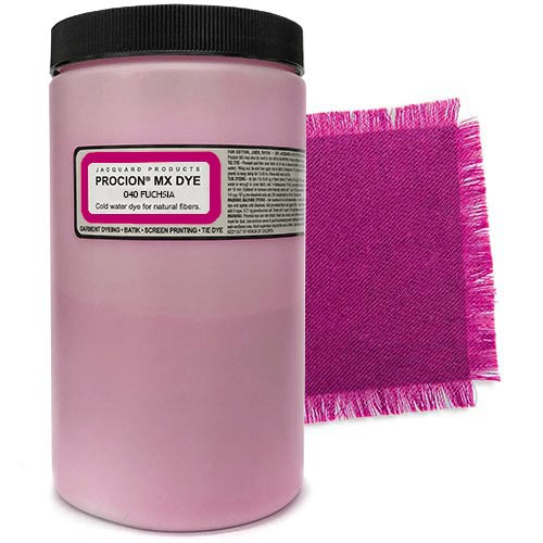 Краситель порошковый Jacquard "Procion MX Dye" 040 Fuchsia (Фуксия), 450г