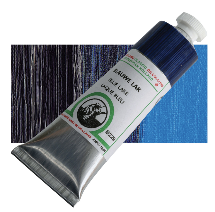 Масло Old Holland B229 Синий прозрачный лак/ 40мл.