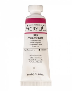 Краска акриловая ShinHan "Professional" №549 Розовый составной, туба 50мл