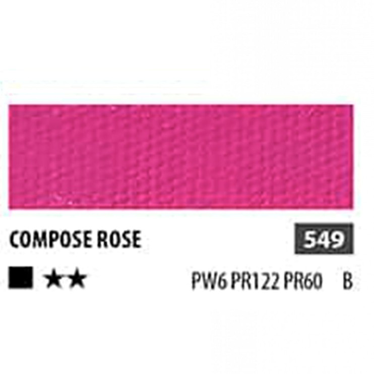 Краска акриловая ShinHan "Professional" №549 Розовый составной, туба 50мл 