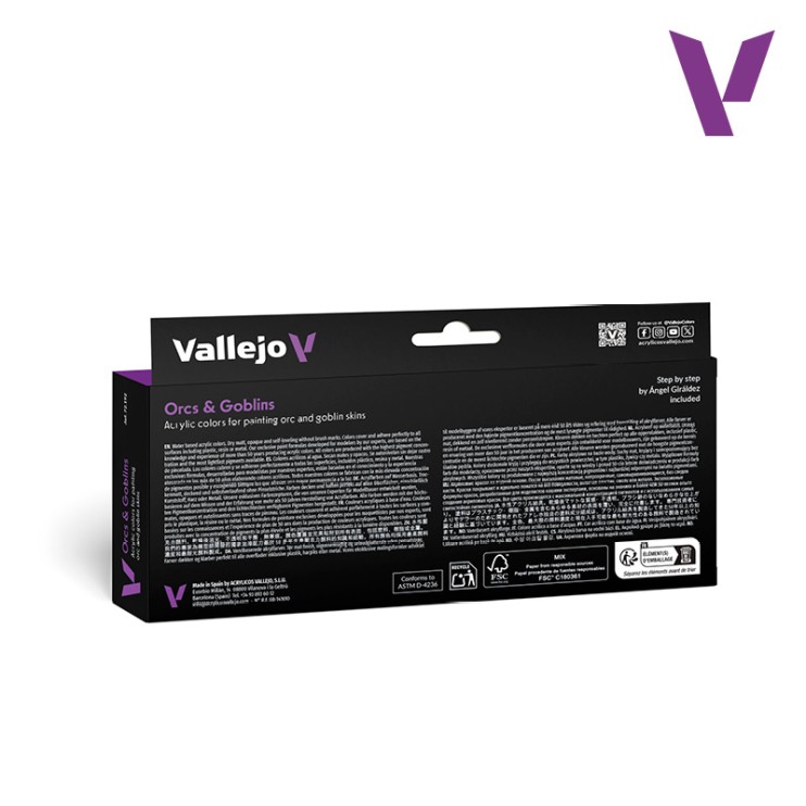 Набор красок Game Color "Orcs & Goblins" 72.192, 8х18 мл