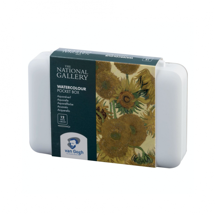 Набор акварельных красок Van Gogh "National Gallery" 12 кювет в пластиковом пенале