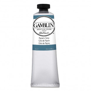 Масляная краска Gamblin "Artist" Payne's Grey (Серый Пейна), туба 37мл