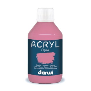 Акриловая краска Darwi "Acrylic Opak" 475 pink (Розовый), 250мл