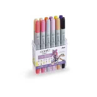 Набор Copic Ciao "Witch" 12 маркеров в пластиковом пенале