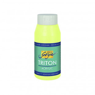 Краска акриловая Solo Goya "Triton" №38 Зелёный светлый, 750мл.