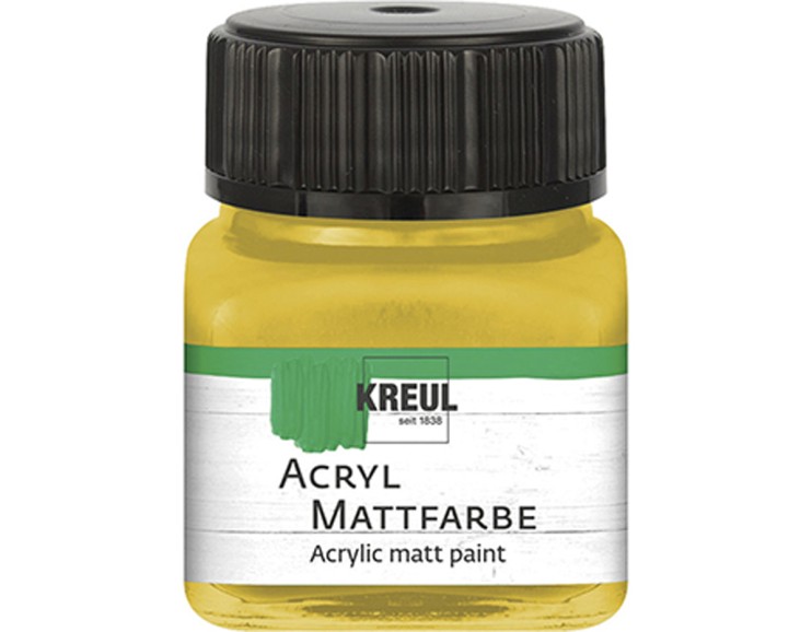 Акрил матовый Kreul "Acryl Mattfarbe" 75230 Gold (золото), 20 мл