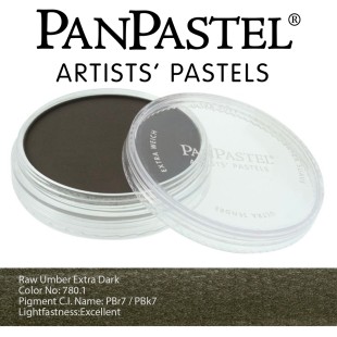 Пастель сухая "PanPastel" 780.1 Raw Umber Extra Dark (Умбра натуральная экстра) PP27801