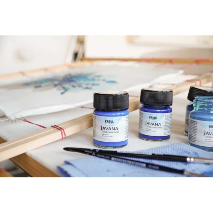 Краска по шелку Kreul "Javana Seidenmalfarben" 50мл, серебристо серая