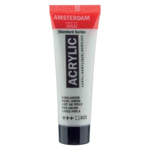 Краска акриловая "Amsterdam" №822 Зеленый жемчужный /20мл