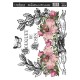 Трансфер 25х35см, HDT017 букет роз