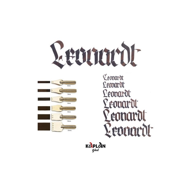 Набор из 3 плакатных перьев "Poster" №5, 10, 15