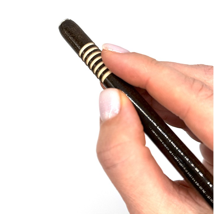 Держатель для пера Deml "Classic" лаковый с бороздками