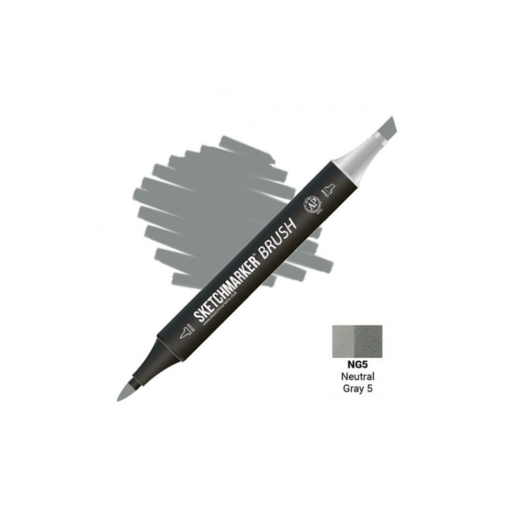 Маркер SketchMarker "Brush" NG5 Neutral Grey 5