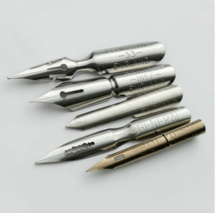 Набор перьев для каллиграфии Manuscript "Leonardt Drawing & Mapping Nib" 8 предметов