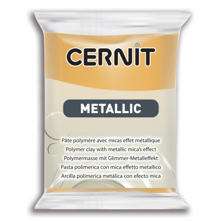 Полимерный моделин Cernit "Metallic" #050 золото, 56гр.