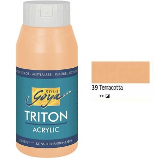 Краска акриловая Solo Goya "Triton" №39 Терракотовый, 750мл.