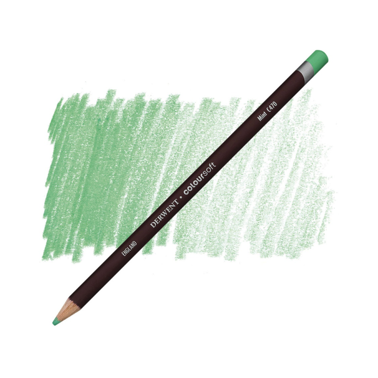 Карандаш цветной Derwent "Coloursoft" C470 Зеленая мята (0700999)
