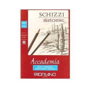 Блок бумаги для графики Fabriano "Accademia" А5, 50л, 120гр/м², мелкозернистая (41201421)