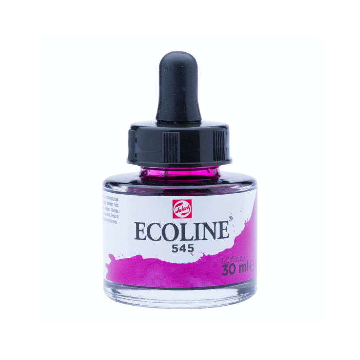 Акварель жидкая "Ecoline" №545 Красно-фиолетовый, 30 мл
