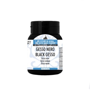 Акриловый грунт Maimeri "Black Gesso" черный №615, 500мл