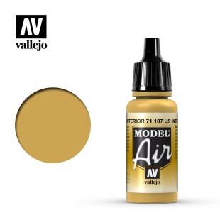 Краска для аэрографии "Model Air" цвет 71.107 (US Interior Yellow), 17мл