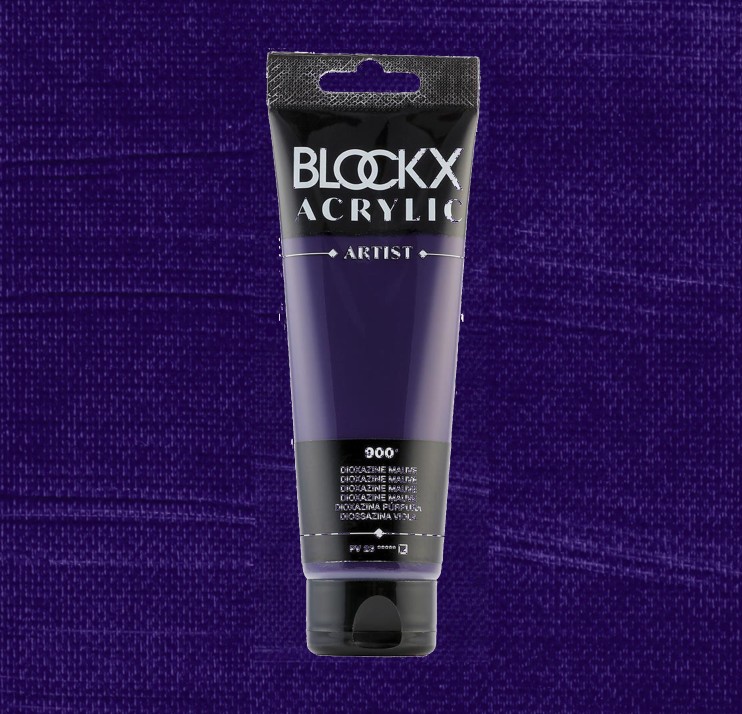 Акрил Blockx Artist №900 Dioxazine mauve/ Диоксазин лиловый, 250мл