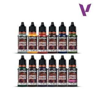Набор 12 красок Vallejo XPress Color "Starter set" для моделизма