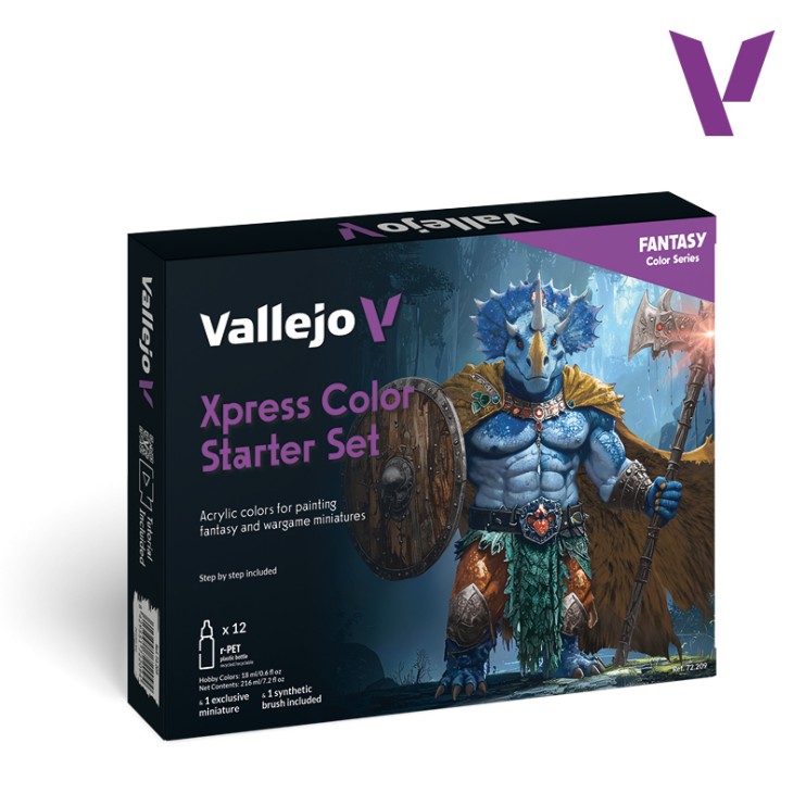Набор 12 красок Vallejo XPress Color "Starter set" для моделизма