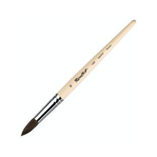 Белка круглая Roubloff "1450" №12 короткая лаковая ручка